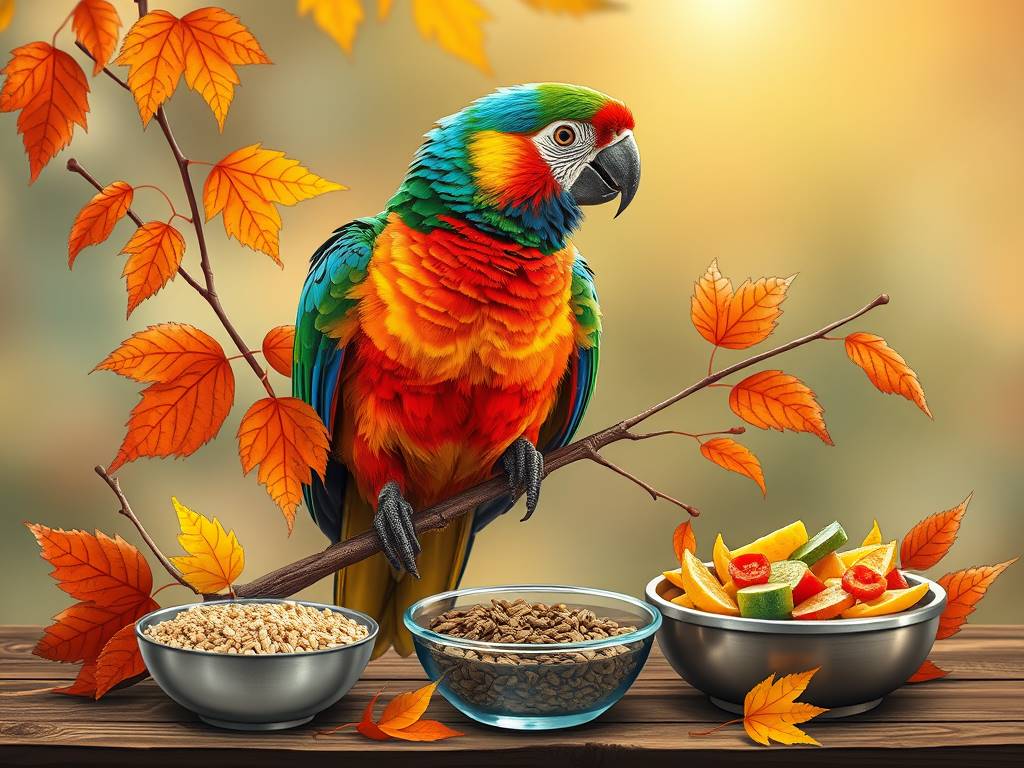 Autumn Diet for Parrots-Complete Molt &&nbsp;Care
