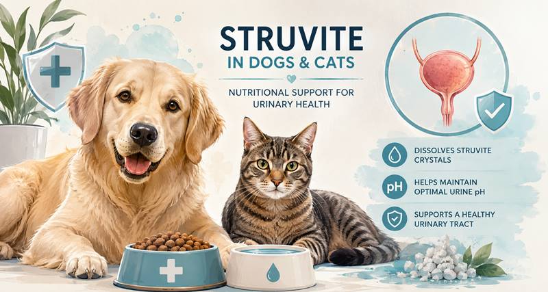Struvite in Dogs and Cats: Managing It Through Veterinary&nbsp;Diets