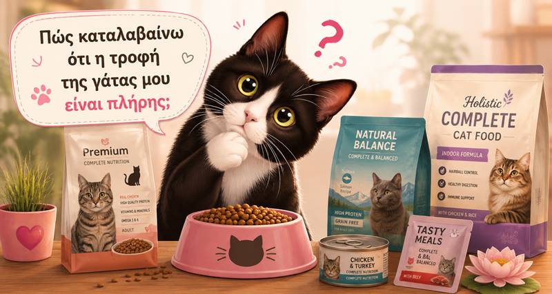 Πώς καταλαβαίνω ότι η τροφή της γάτας μου είναι πλήρης;