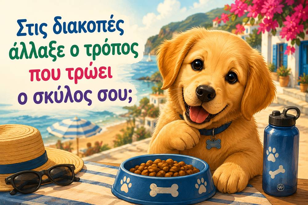 Ο σκύλος μου τρώει διαφορετικά στις διακοπές – Είναι φυσιολογικό;