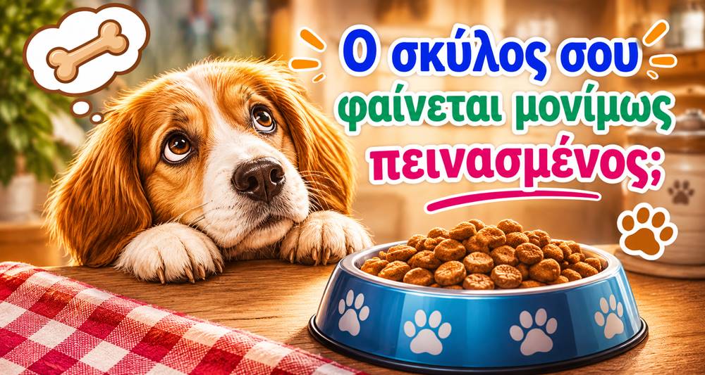 Ο σκύλος μου φαίνεται πάντα πεινασμένος – Μήπως του δίνω λίγη τροφή;