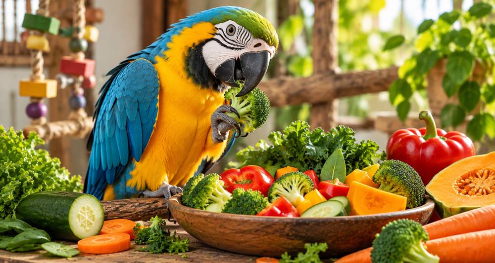 What Vegetables Can Parrots Eat? A Complete&nbsp;Guide