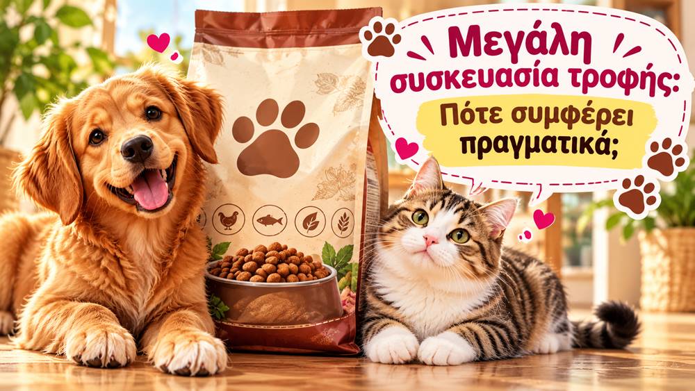 Μεγάλη συσκευασία σκυλοτροφής ή γατοτροφής: Πότε συμφέρει;